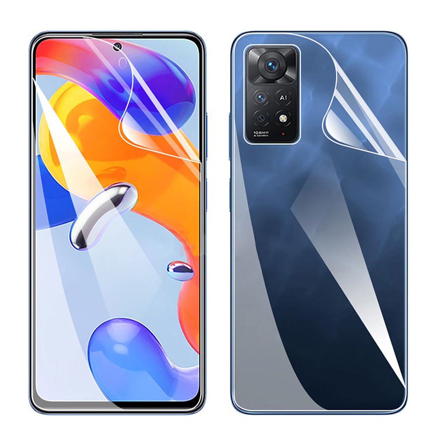 Microcase Xiaomi Redmi Note 11 - 11S Global 2022 Full Ön Arka Kaplama Koruma Filmi - AL3279