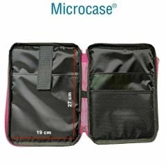 Microcase Apple iPad Air 11 2024 Uyumlu Tablet Çanta+Türkçe Bluetooth Klavye +Mouse+ Standı - Pembe AL8127