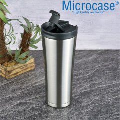 Microcase Paslanmaz Çelik 500 ml 6 Saat Sıcak Soğuk Tutan Çay Kahve Su Termosu - AL3677