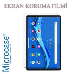 Microcase Lenovo M10 FHD Plus 10.3'' TB-X606 Delüx Serisi Universal Standlı Deri Kılıf - Siyah + Ekran Koruma Filmi