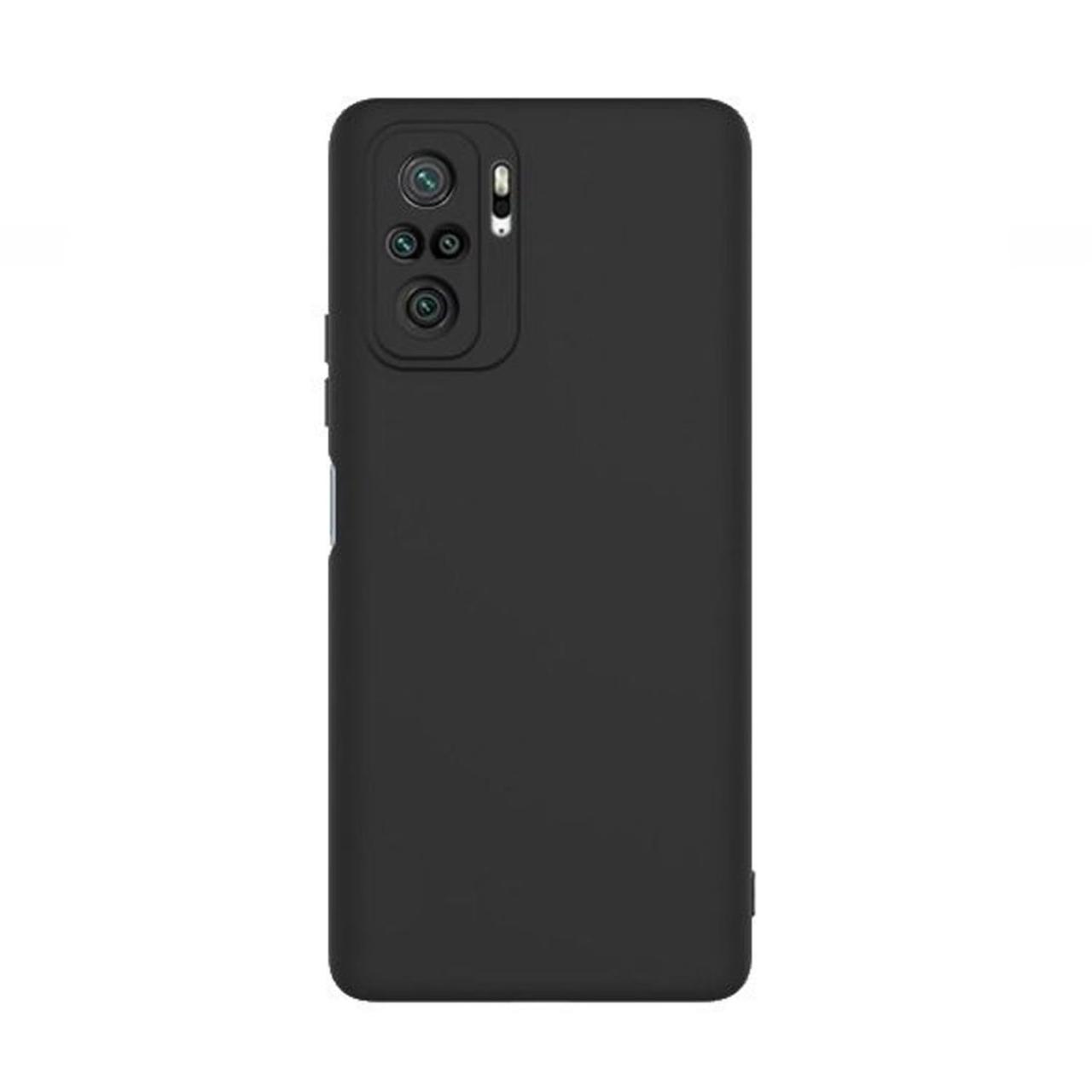 Microcase Xiaomi Redmi Note 10 Premium Matte Silikon Kılıf - Siyah