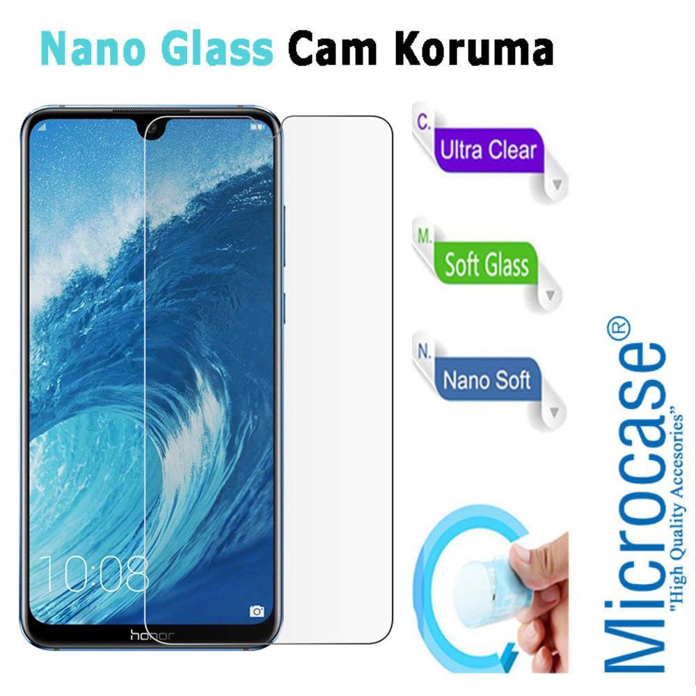 Microcase Huawei Honor 8X Max Nano Glass Cam Ekran Koruma Filmi