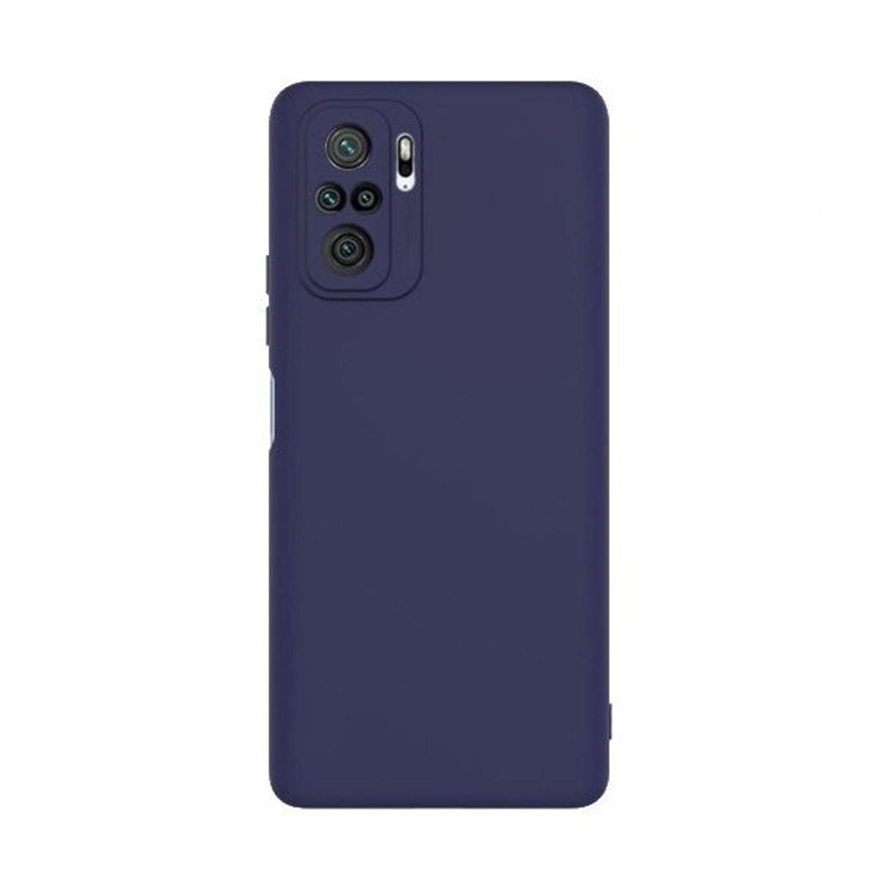 Microcase Xiaomi Redmi Note 10 Premium Matte Silikon Kılıf - Lacivert