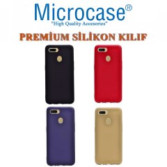 Microcase Oppo A5S Premium Matte Silikon Kılıf + Tempered Glass Cam Koruma (SEÇ)