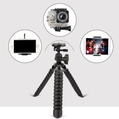 Akrobat Silikon Ayaklı Telefon Dslr Kamera Ahtapot Tripod 3 Ayak