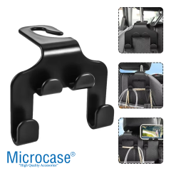 Microcase 4 Askılıklı Oto Koltuk Arkası Yük Eşya Poşet Taşıyıcı Aparat - AL5140 2 ADET