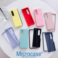 Microcase Samsung Galaxy Fold5 için Mat Yüzey Sert Plastik Kılıf - AL8848