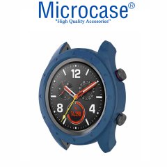 Huawei Honor Watch Magic Sert Rubber Çerçeve Koruma Kılıfı - Mavi