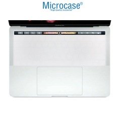 Microcase Macbook Pro 13 2020 A2251 - A2289 Silikon Klavye Koruması EU Türkçe Şeffaf