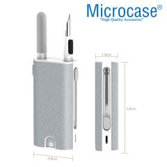 Microcase Çok Fonksiyonlu Su Püskürtmeli Airpods ve Telefon Temizleme Seti 5in1 Temizlik Kiti AL4851