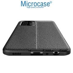 Microcase Samsung Galaxy A52S Leather Silikon Kılıf - Siyah