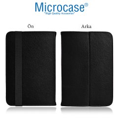 Microcase Lenovo M10 FHD Plus 10.3'' TB-X606 Delüx Serisi Universal Standlı Deri Kılıf - Siyah