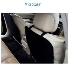 Microcase Oto Koltuk Arkası Koruyucu Kılıf 2li Yıkanabilir Siyah -AL4110