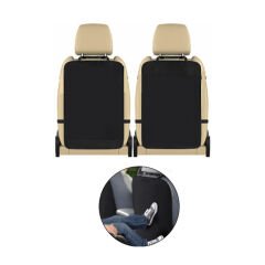 Microcase Oto Koltuk Arkası Koruyucu Kılıf 2li Yıkanabilir Siyah -AL4110