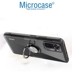 Microcase Xiaomi Redmi Note 10 - Redmi Note 10S Venice Serisi Yüzük Standlı Kılıf