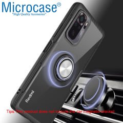 Microcase Xiaomi Redmi Note 10 - Redmi Note 10S Venice Serisi Yüzük Standlı Kılıf