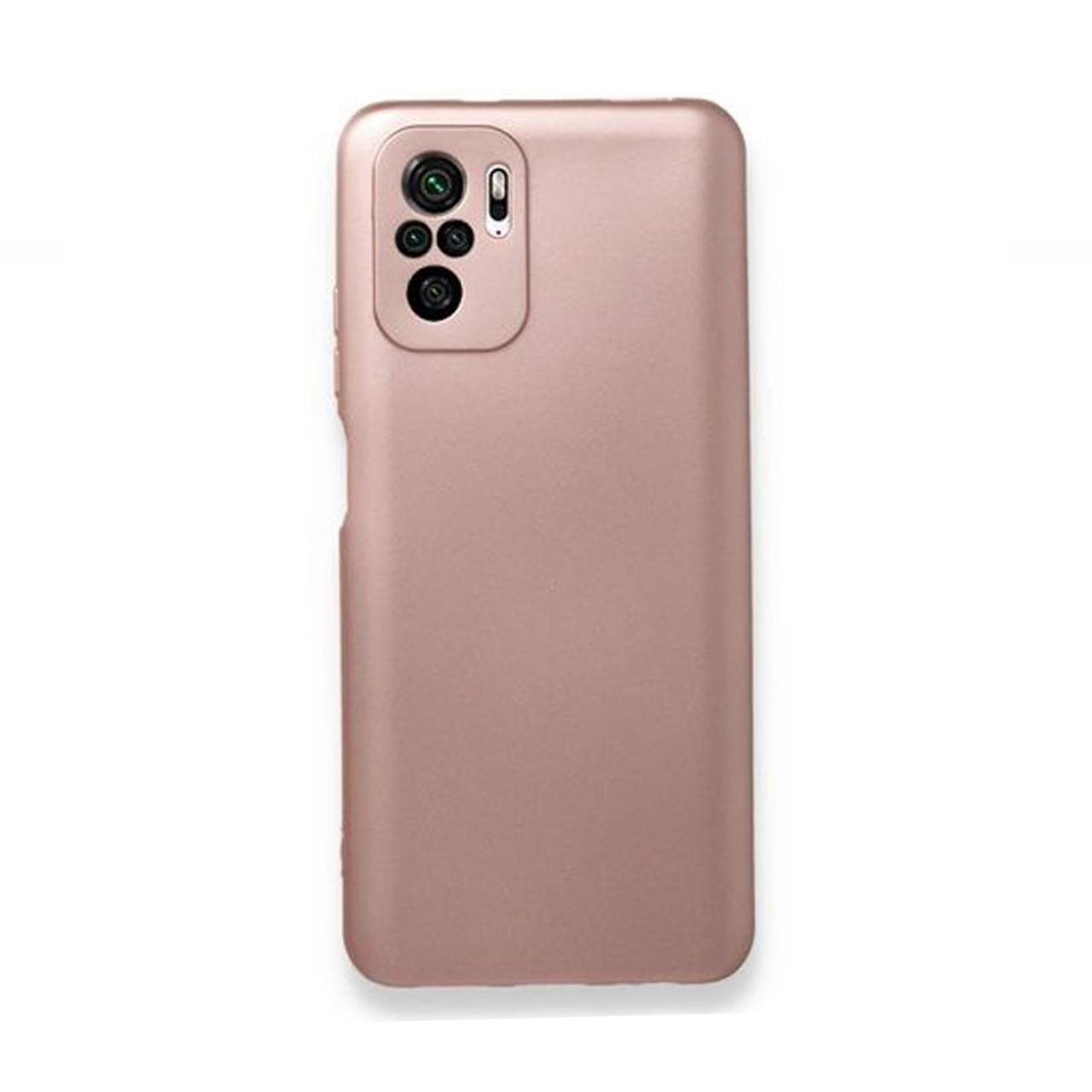 Microcase Xiaomi Redmi Note 10 Premium Matte Silikon Kılıf-RoseGold