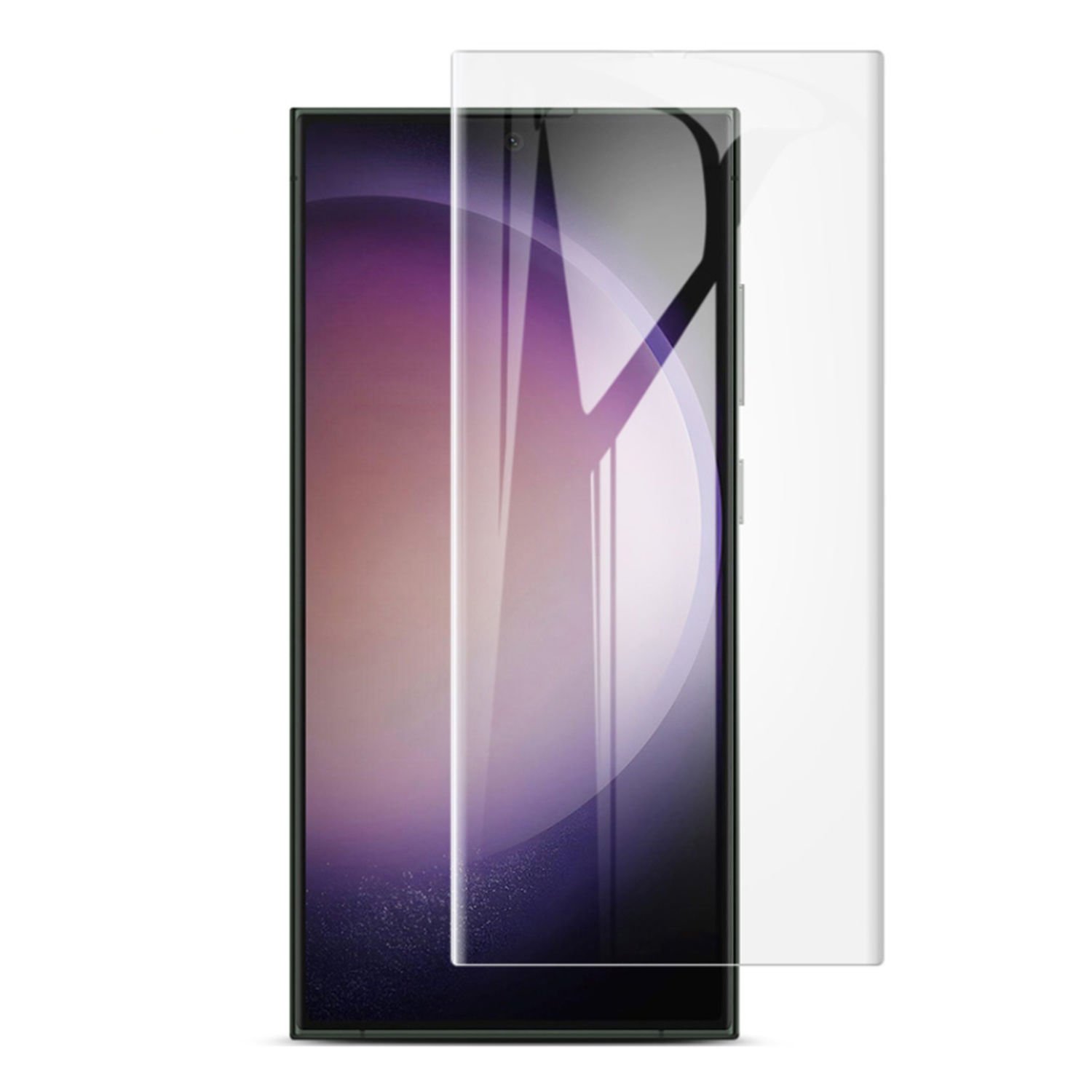 Microcase Samsung Galaxy S24 Ultra Full Ekran Koruma Curved 3D Pet Film - AL3283