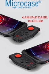 Microcase ZTE Nubia Red Magic 3 - 3S Gamepad Tutucu Silikon Kılıf - Siyah