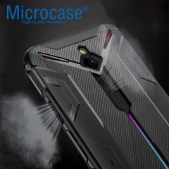 Microcase ZTE Nubia Red Magic 3 - 3S Gamepad Tutucu Silikon Kılıf - Siyah