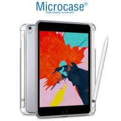 Microcase iPad 7.Nesil 10.2 2019 Soft TPU Kalem Koymalı Silikon Kılıf - Şeffaf