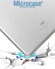 Microcase iPad 7.Nesil 10.2 2019 Soft TPU Kalem Koymalı Silikon Kılıf - Şeffaf