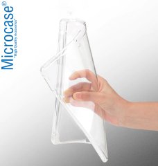Microcase iPad 7.Nesil 10.2 2019 Soft TPU Kalem Koymalı Silikon Kılıf - Şeffaf