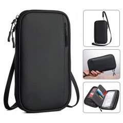 Microcase Unisex Su Geçirmez Çok Amaçlı Seyehat Pasaport Çok Gözlü Organizer Çanta AL4863