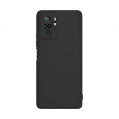 Microcase Xiaomi Redmi Note 10S Premium Matte Silikon Kılıf - Siyah