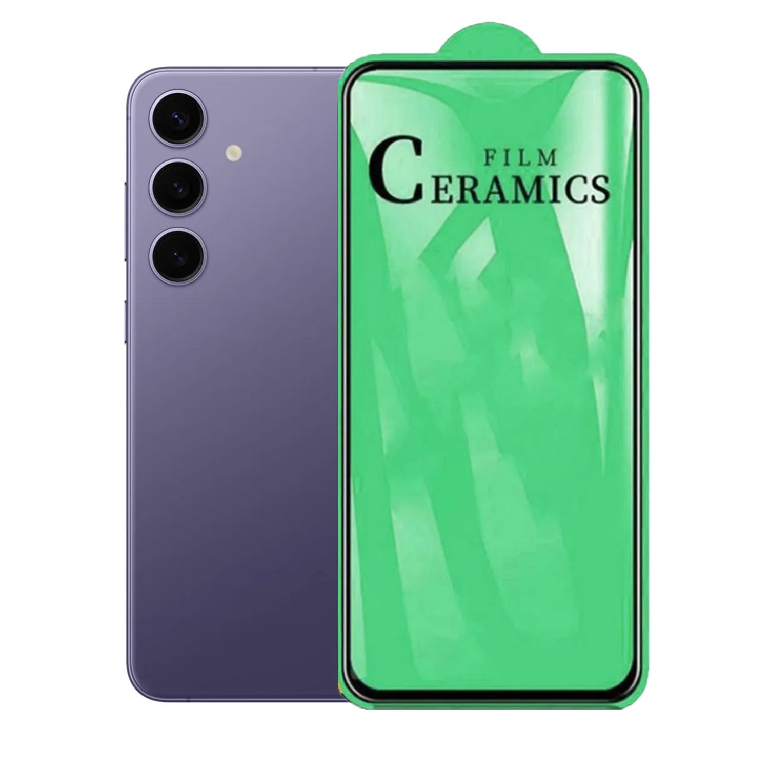Microcase Samsung Galaxy S24 Plus  Uyumlu Tam Kaplayan Esnek Ceramic Nano Ekran Koruma-AL3274
