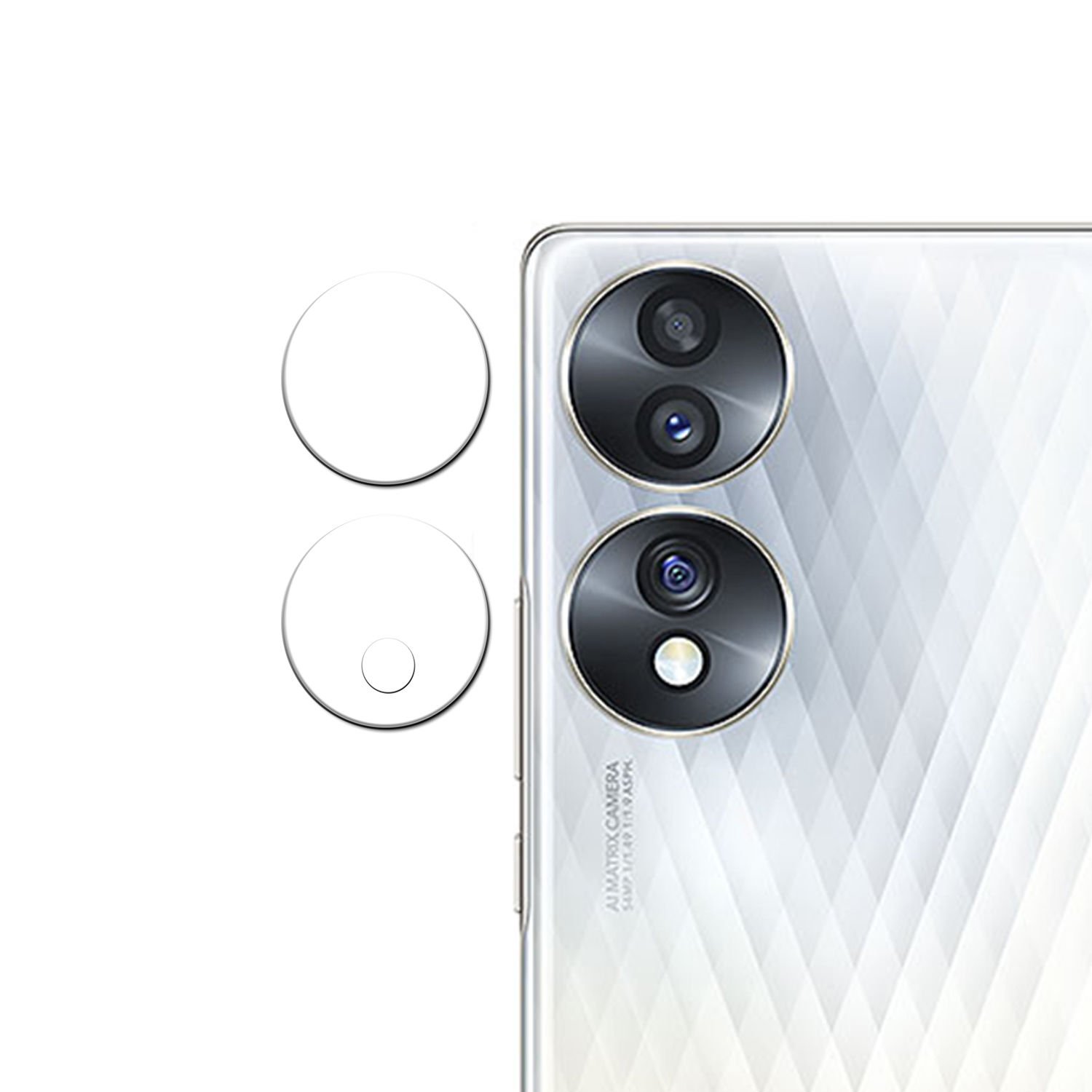 Microcase Honor 70 Kamera Camı Lens Koruyucu Nano Esnek Film - AL3400