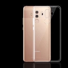 Huawei Mate 10 Pro 0.2 mm Silikon Kılıf + Nano Glass