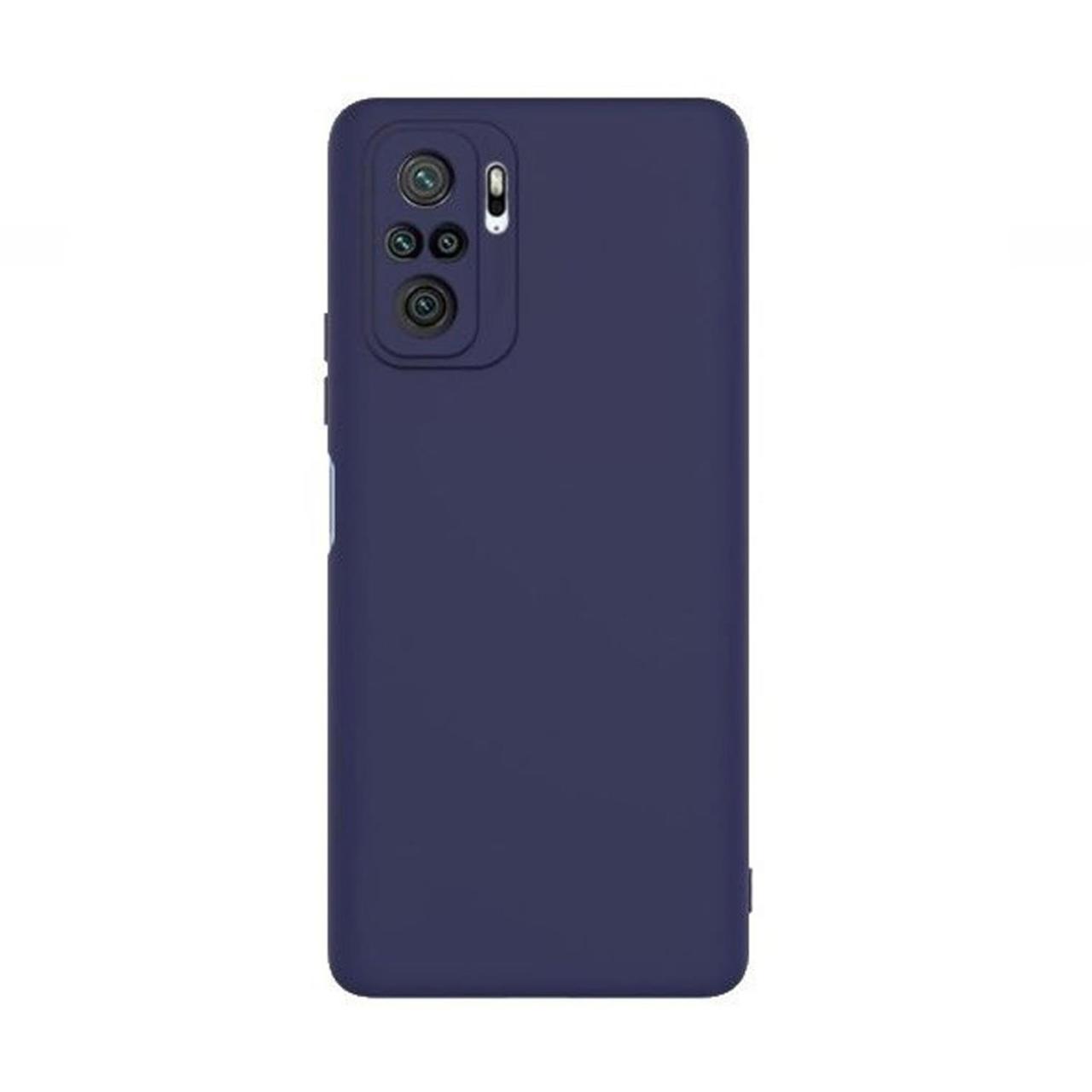 Microcase Xiaomi Redmi Note 10S Premium Matte Silikon Kılıf - Lacivert