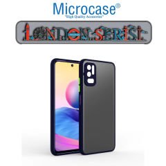 Microcase Xiaomi Redmi Note 11 SE London Serisi Darbeye Dayanıklı Kılıf - Buzlu Mavi