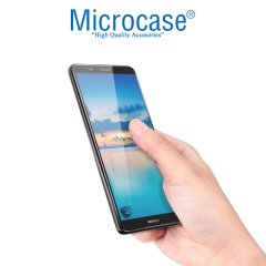 Mate 10 Pro Tam Kaplayan Çerçeveli Tempered Ekran Koruyucu-SİYAH