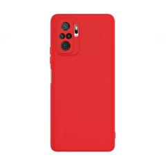 Microcase Xiaomi Redmi Note 10S Premium Matte Silikon Kılıf - Kırmızı