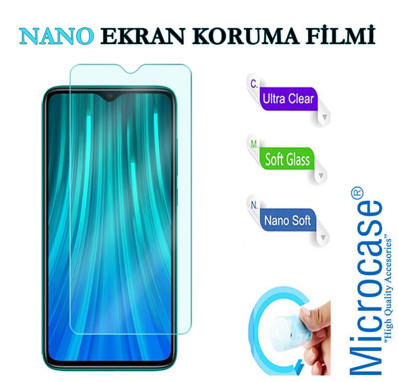 Microcase Xiaomi Redmi Note 8 Pro Nano Esnek Ekran Koruma Filmi