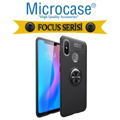 Xiaomi Mi 8 SE Focus Yüzük Standlı Kılıf + CAM (SEÇİN)