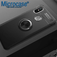 Xiaomi Mi 8 SE Focus Yüzük Standlı Kılıf + CAM (SEÇİN)
