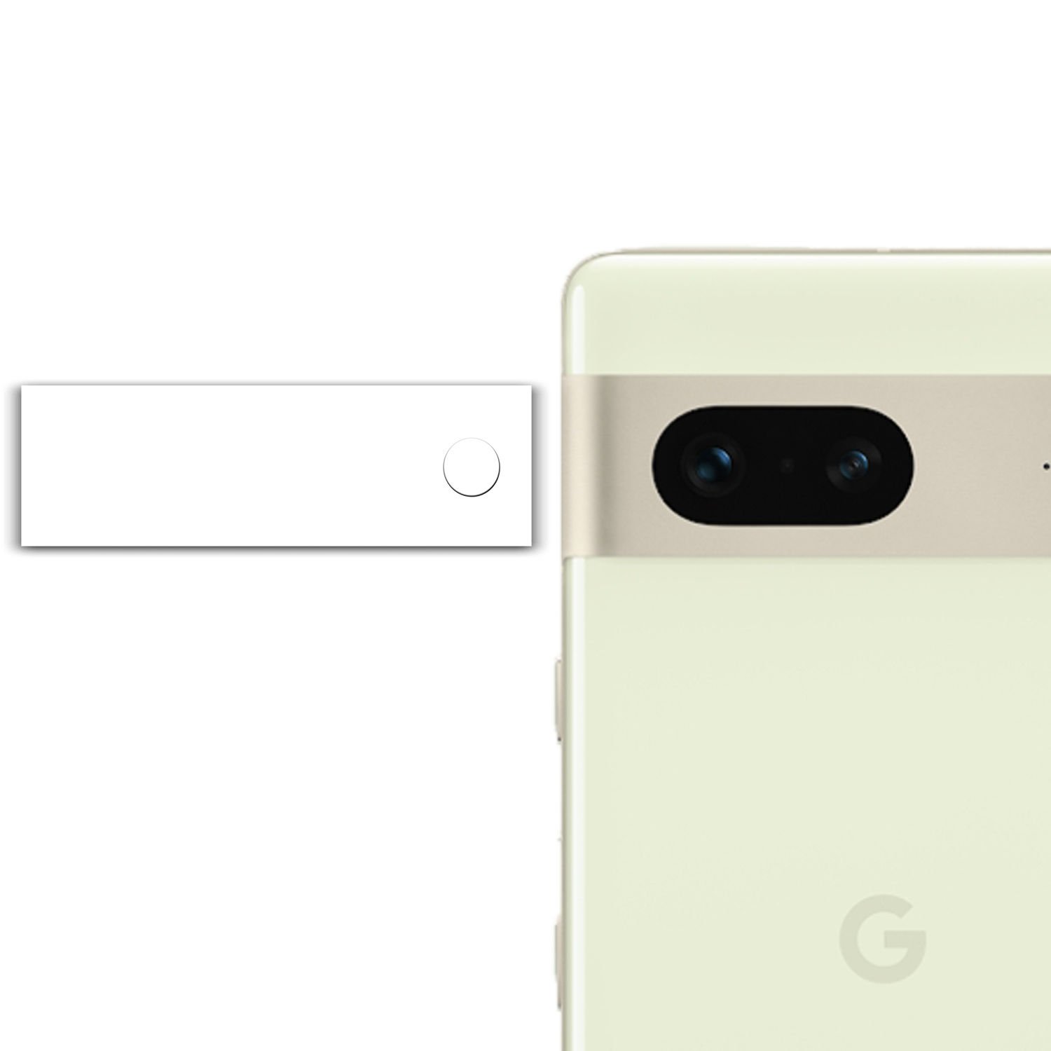 Microcase Google Pixel 7 Kamera Camı Lens Koruyucu Nano Esnek Film - AL3400