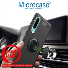 Huawei P30 Focus Yüzük Standlı Kılıf + CAM (SEÇİN)