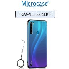 Microcase Xiaomi Redmi Note 8 Frameless Serisi Sert Rubber Kılıf - Siyah