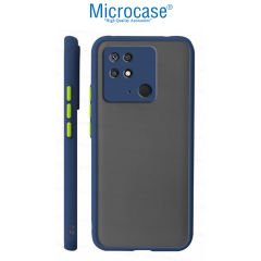 Microcase Xiaomi Poco C40 London Serisi Darbeye Dayanıklı Kılıf - Buzlu Mavi