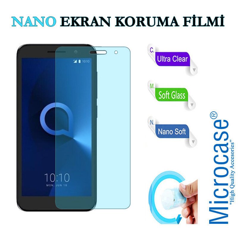 Microcase Alcatel 1 2019 Nano Esnek Ekran Koruma Filmi