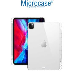 Microcase iPad Pro 11 2021 Soft TPU Kalem Koymalı Silikon Kılıf - ŞEFFAF