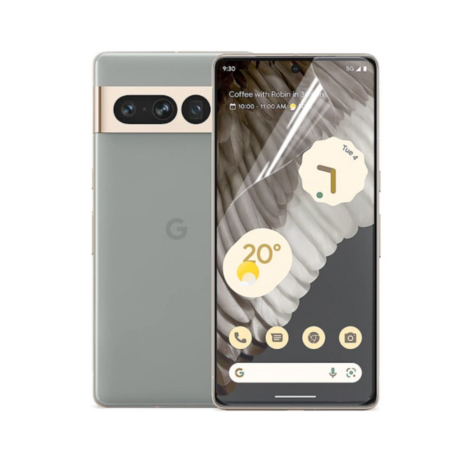 Microcase Google Pixel 7 Pro Hydrogel Esnek Ön Koruma Filmi - AL3426