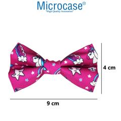 Microcase Kedi Köpek Papyon Lastik Kayışlı Plastik Klipsli Tasma - Yıldız Baskılı AL2807