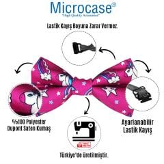 Microcase Kedi Köpek Papyon Lastik Kayışlı Plastik Klipsli Tasma - Yıldız Baskılı AL2807