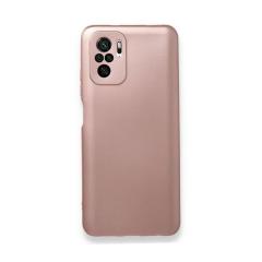 Microcase Xiaomi Redmi Note 10S Premium Matte Silikon Kılıf - Rose Gold