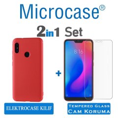 Xiaomi Mi A2 Lite - Redmi 6 Pro Elektrocase Silikon Kılıf + CAM